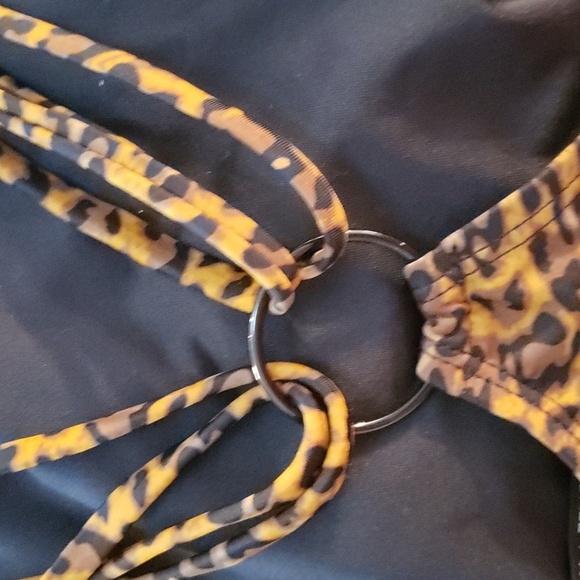 Kendall & Kylie, NWT,  Leopard Print Bathing Suit - Picture 6 of 6